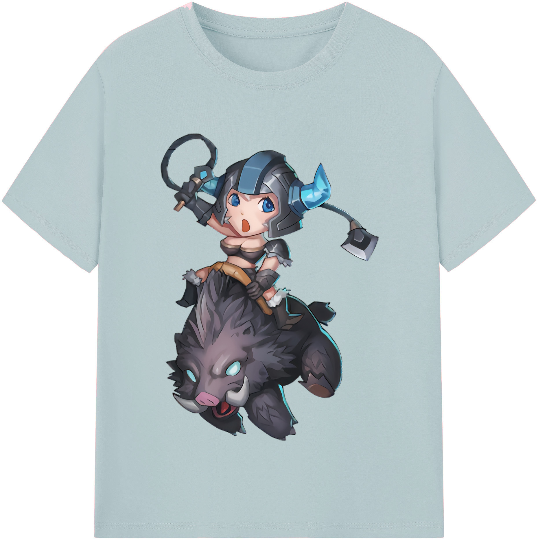 リーグ・オブ・レジェンド League of Legends LOL 綿100％半袖Tシャツ（フロントプリント）